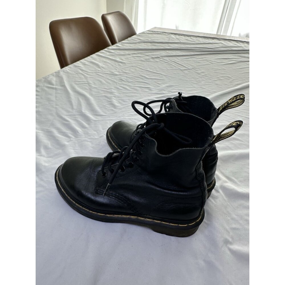 Dr. Martens 1460 Pascal Bex Black Leather Lace Up Boots Women’s Size EU 37 US 6 - Picture 7 of 7